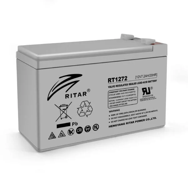 Акумуляторна батарея AGM RITAR RT1272, Gray Case, 12V 7.2Ah  (151 х 65 х 94 (100) ) Q10