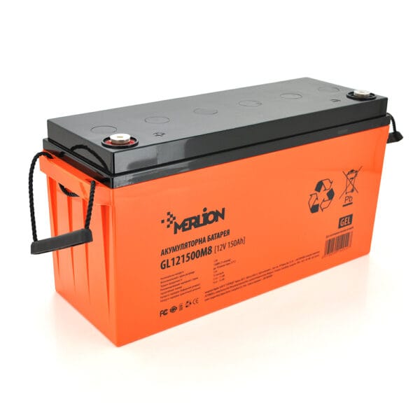 Акумуляторна батарея MERLION GL121500M8 12 V 150 Ah (483 х 170 х 240)